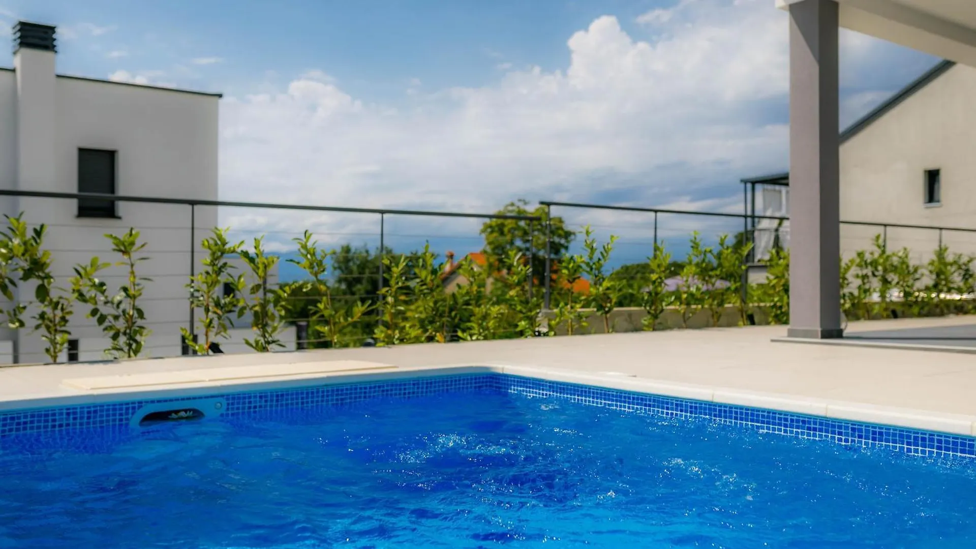Deluxe Villa With Swimming Pool, Whirlpool On The Roof Terrace With A Beautiful Sea View - By Traveler Tourist Agency Krk Id 2125 I Sveti Vid-Miholjice
